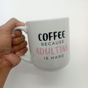 Roobee By Mara-mi “COFFEE BECAUSE ADULTING IS HARD